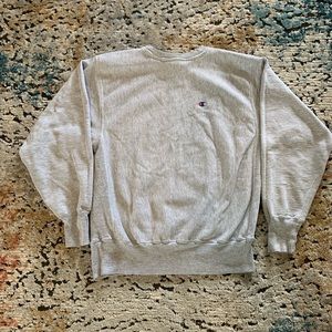 Vintage Champion Gray Reverse Weave Crewneck Size XL